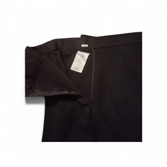 The Row M USA Designer Black Pants Side Zip Stretchy Old Money Quiet Luxury - Picture 4 of 10